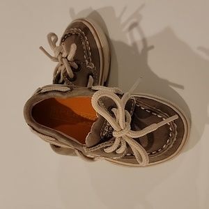 Sperry Halyward size 5 m uk 4.5 eu 21 toddler baby boat shoes deck shoe